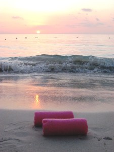 holistic health tip: swim noodles